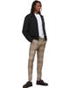 Hugo Hugo Beige Extra-Slim-Fit Virgin Wool Trousers - 4