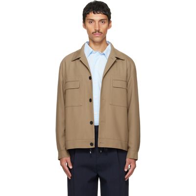 Hugo Hugo Beige Slim-Fit Jacket