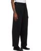 Hugo Hugo Black Adjustable Waistband Wool Formal Trousers - 2