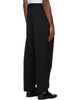 Hugo Hugo Black Adjustable Waistband Wool Formal Trousers - 3