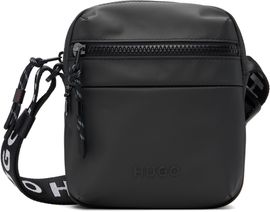Hugo Hugo Black Bonded-Logo Bag