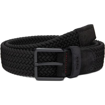 Hugo Hugo Black Braided Belt