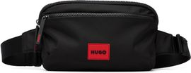 Hugo Hugo Black Canvas Belt Bag