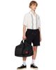 Hugo Hugo Black Canvas Logo Patch Duffle Bag - 4