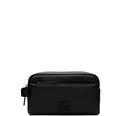 Hugo Hugo Black Faux-Leather Pouch