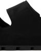 Hugo Hugo Black Faux-Suede Logo Detailing Sandals - 3