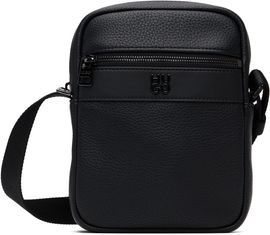 Hugo Hugo Black Grain Faux-Leather Bag