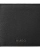 Hugo Hugo Black Grained-Leather Logo Trim Wallet - 1