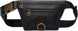Hugo Hugo Black Grained Belt Bag