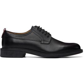 Hugo Hugo Black Grained Leather Derbys