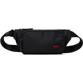 Hugo Hugo Black Jacquard Fanny Pack