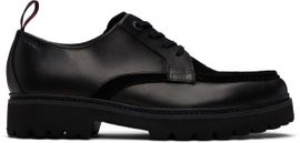 Hugo Hugo Black Leather & Suede Derbys