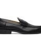 Hugo Hugo Black Leather Crocodile Vamp Loafers - 1