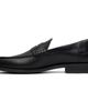 Hugo Hugo Black Leather Crocodile Vamp Loafers - 3