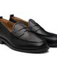 Hugo Hugo Black Leather Crocodile Vamp Loafers - 4