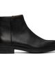 Hugo Hugo Black Leather Logo Trim Boots - 1