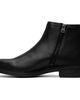 Hugo Hugo Black Leather Logo Trim Boots - 3