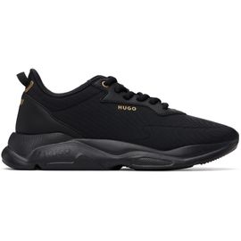 Hugo Hugo Black Logo Stamp Sneakers