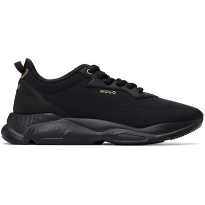 Hugo Hugo Black Logo Stamp Sneakers