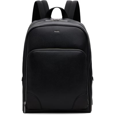 Hugo Hugo Black Logo Trims Backpack