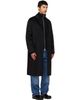 Hugo Hugo Black Melton Long Coat - 2