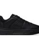 Hugo Hugo Black Mesh-Trim Faux-Leather Sneakers - 1