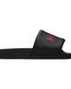 Hugo Hugo Black Padded Strap & Contrast Logo Slide Sandals - 1