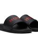 Hugo Hugo Black Padded Strap & Contrast Logo Slide Sandals - 4