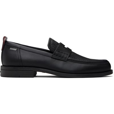 Hugo Hugo Black Perforated Loafers