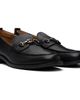 Hugo Hugo Black Stacked-Logo Bit Loafers - 4