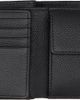 Hugo Hugo Black Stacked-Logo Trifold Leather Wallet - 3