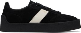 Hugo Hugo Black Suede Side Stripe Sneakers