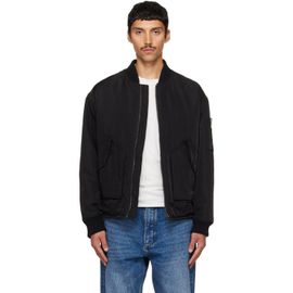Hugo Hugo Black Technical Bomber Jacket