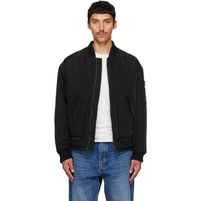 Hugo Hugo Black Technical Bomber Jacket