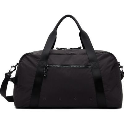 Hugo Hugo Black Wide-Set Logo Holdall Duffle bag