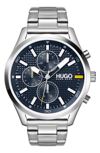 HUGO HUGO Chase Chronograph Bracelet Watch, 46mm