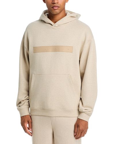 Hugo Hugo Dalihood Cotton Bar Stripe Hoodie