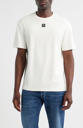 HUGO HUGO Dalile Logo Badge Cotton T-Shirt