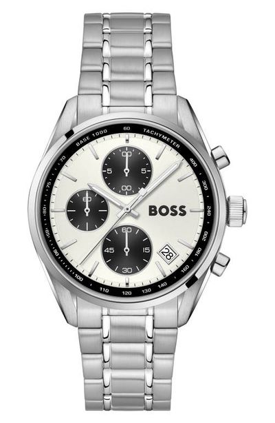 HUGO HUGO Grand Prix Chronograph Bracelet Watch, 38mm