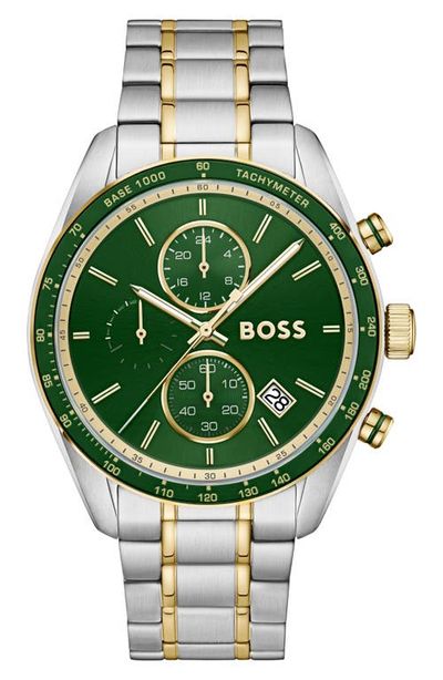 HUGO HUGO Grand Prix Chronograph Bracelet Watch, 44.5mm