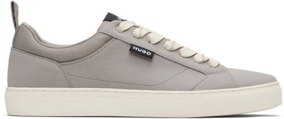 Hugo Hugo Gray Faux Suede Sneakers