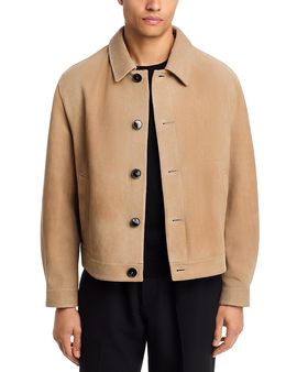 Hugo Hugo Ligor Leather Button Jacket
