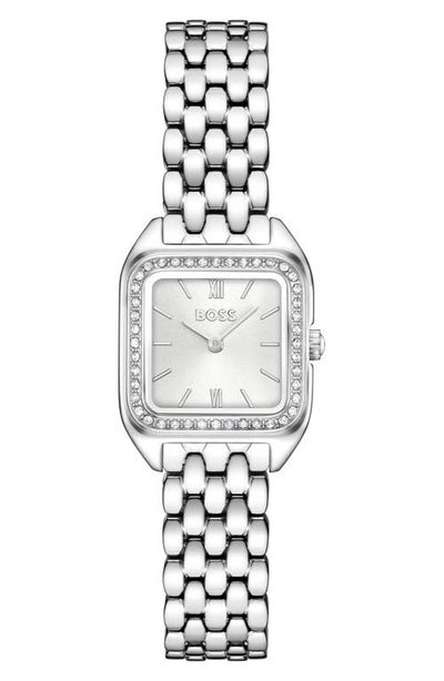 HUGO HUGO Mae Petite Crystal Quartz Bracelet Watch, 22mm