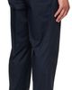Hugo Hugo Navy Slim-Fit Paper-Touch Stretch Cotton Trousers - 3