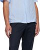 Hugo Hugo Navy Slim-Fit Paper-Touch Stretch Cotton Trousers - 4