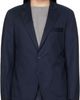 Hugo Hugo Navy Slim-Fit Stretch Cotton Blazer - 1