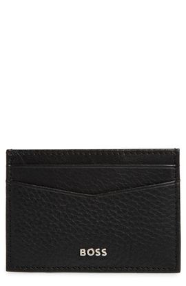 HUGO HUGO New Crosstown Money Clip Leather Card Case