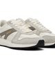 Hugo Hugo Off-White & Gray Logo Detail Suede-Trim Sneakers - 4