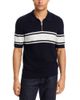 Hugo Hugo Sholton Quarter Zip Stripe Polo Shirt - 1