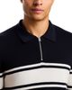 Hugo Hugo Sholton Quarter Zip Stripe Polo Shirt - 4